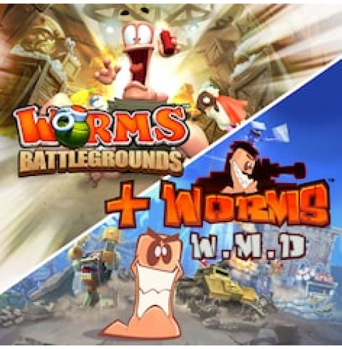 Worms Battlegrounds + Worms W.m.d